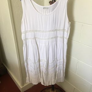White casual dress
